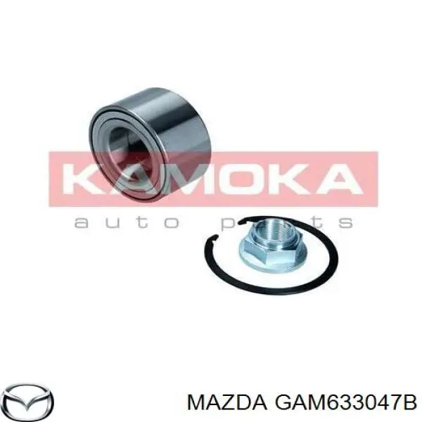 GAM633047B Mazda Rodamientos de rueda delantero