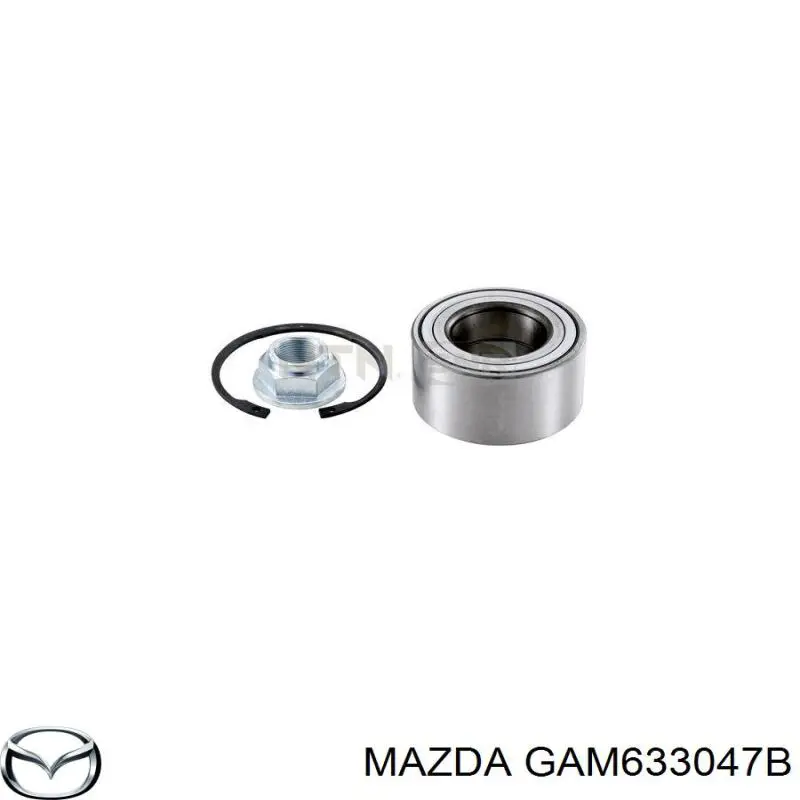 GAM633047B Mazda cojinete de rueda delantero
