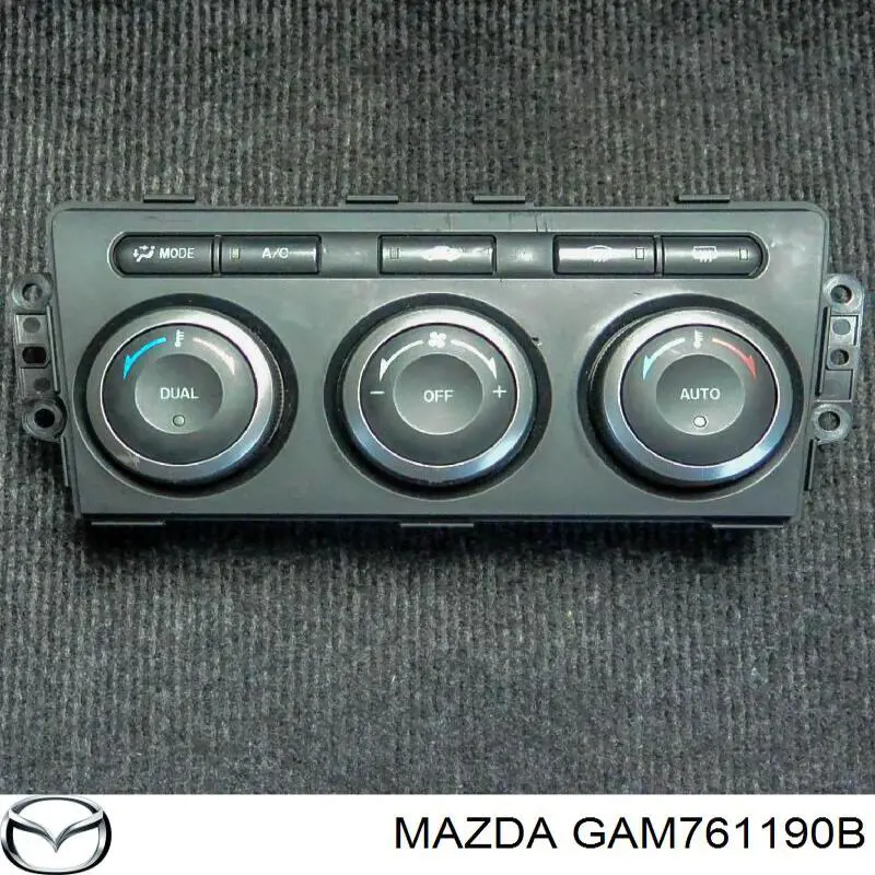 GAM761190B Mazda unidad de control, calefacción/ventilacion