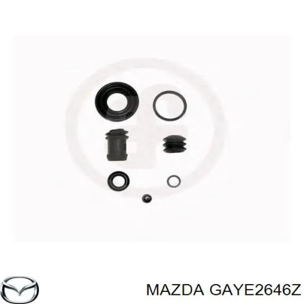 Kit de reparación, pinza de freno trasero para Mazda 323 (BG)