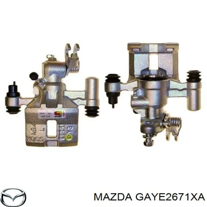 GAYE2671XA Mazda pinza de freno trasera izquierda