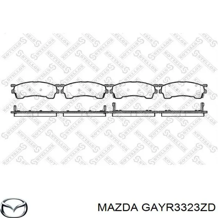 GAYR3323ZD Mazda pastillas de freno delanteras
