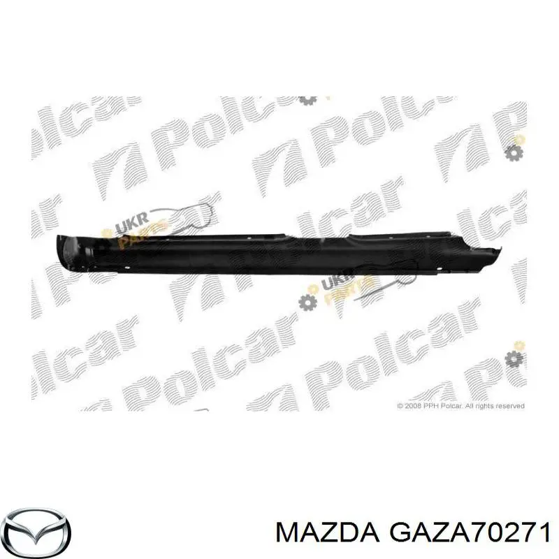 Chapa de acceso derecha para Mazda 626 (GE)