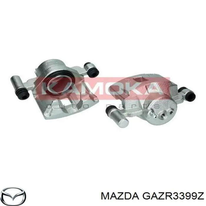 GAZR3399Z Mazda pinza de freno delantera izquierda