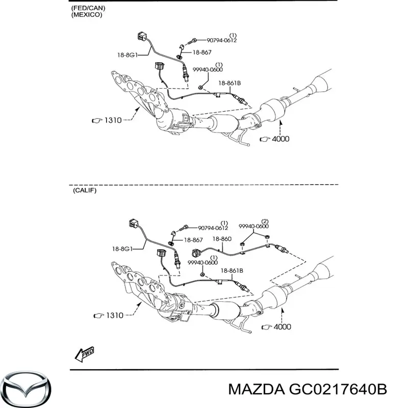 GC0217640B Mazda