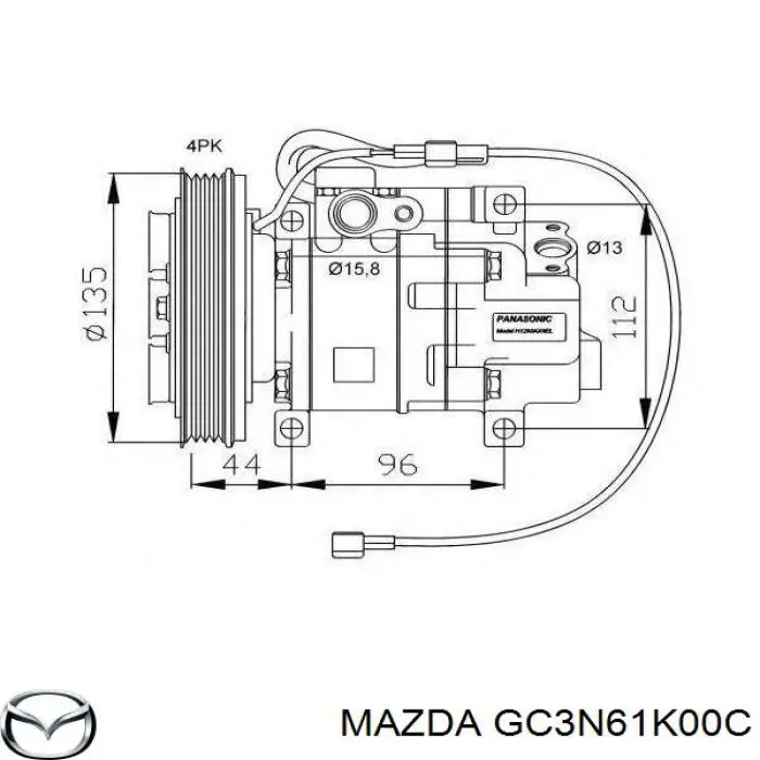 GC3N61K00C Mazda