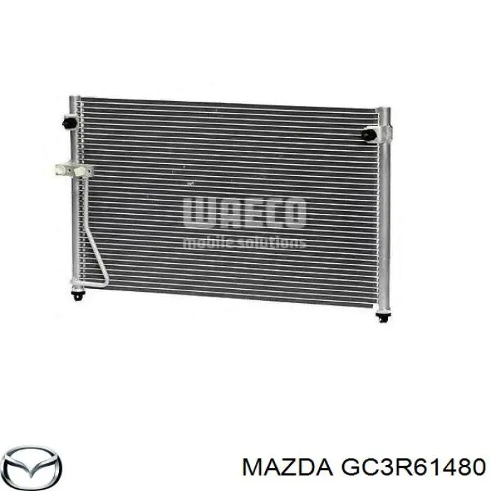 Radiador de aire acondicionado Mazda 626 4 (GE)