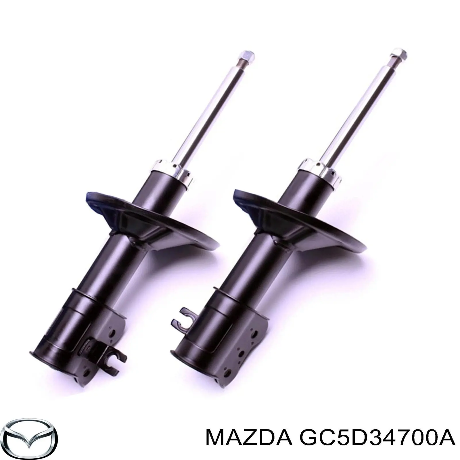 GC5D34700A Mazda amortiguador delantero izquierdo