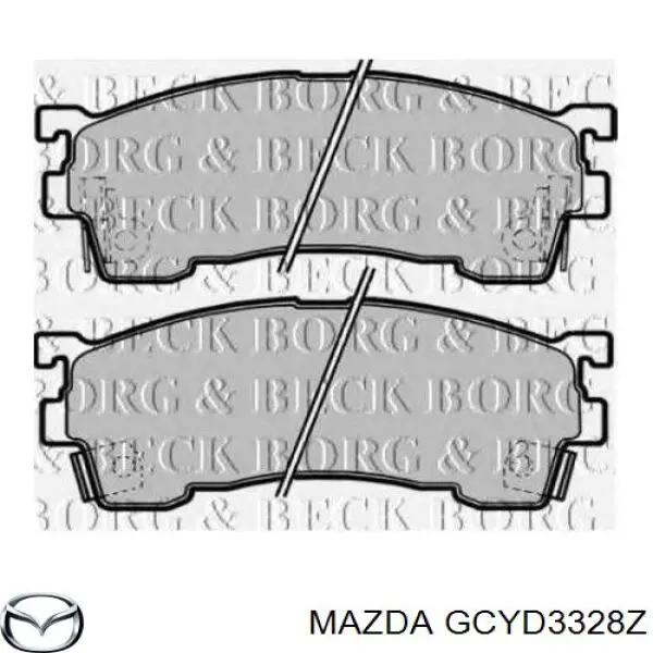 GCYD3328Z Mazda pastillas de freno delanteras