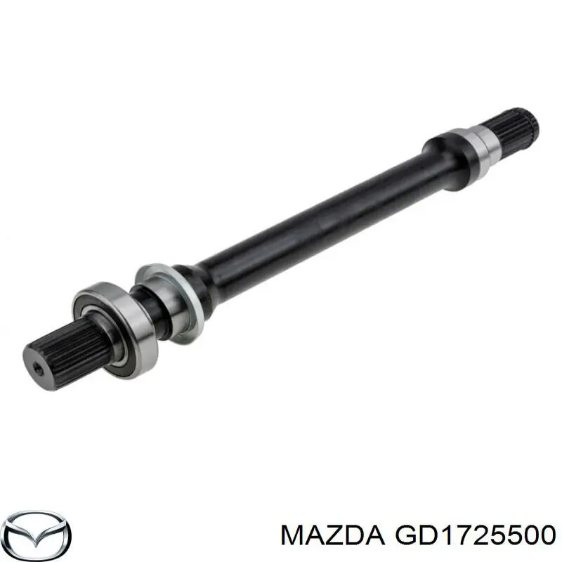 GD1725500 Mazda árbol de transmisión delantero derecho