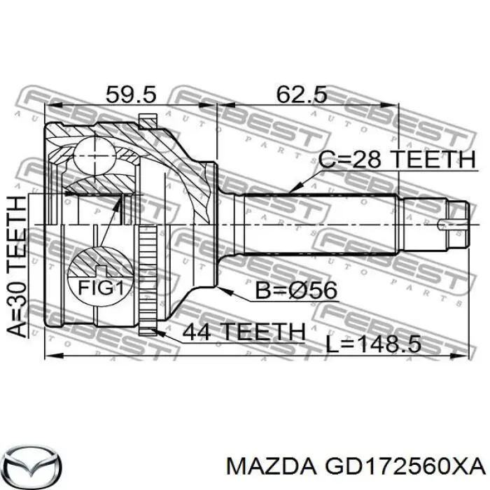 GD172560XA Mazda