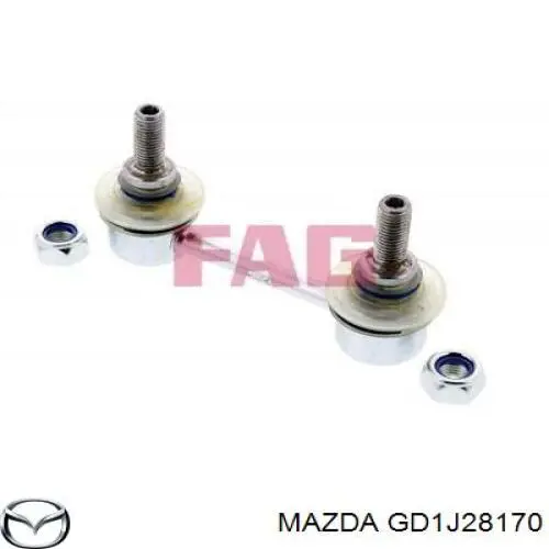 GD1J28170 Mazda soporte de barra estabilizadora trasera