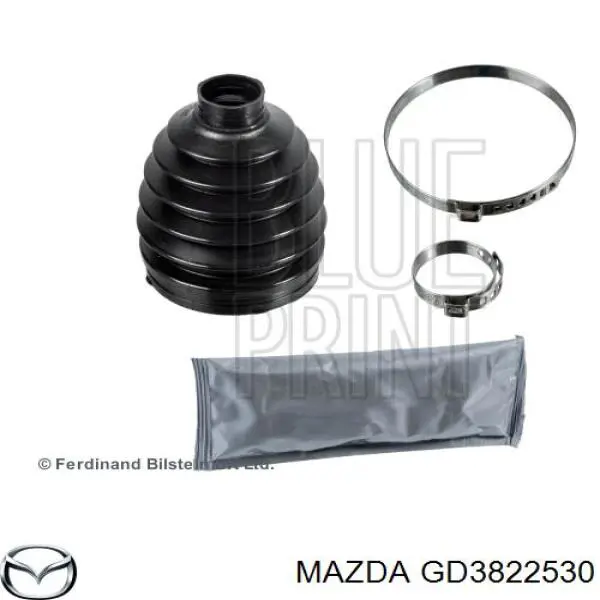 GD3822530 Mazda fuelle, árbol de transmisión exterior derecho