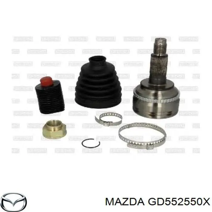 Semieje delantero derecho Mazda GD552550X precio, desde 99,10 EUR