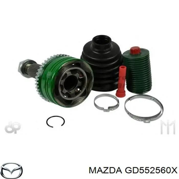 Comprar GD552560X Mazda Semieje delantero izquierdo