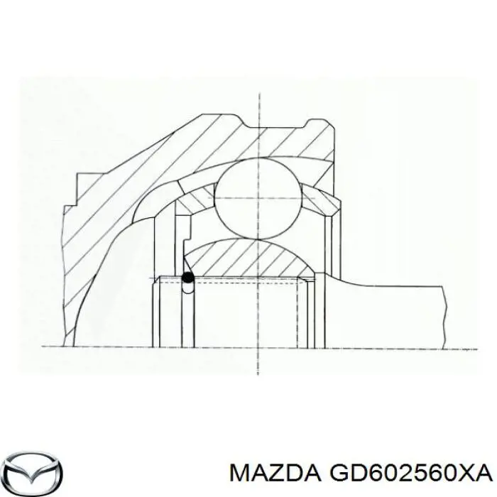 Comprar GD602560XA Mazda Junta homocinetica