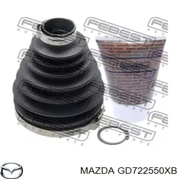 Semieje delantero derecho Mazda GD722550XB precio, desde  