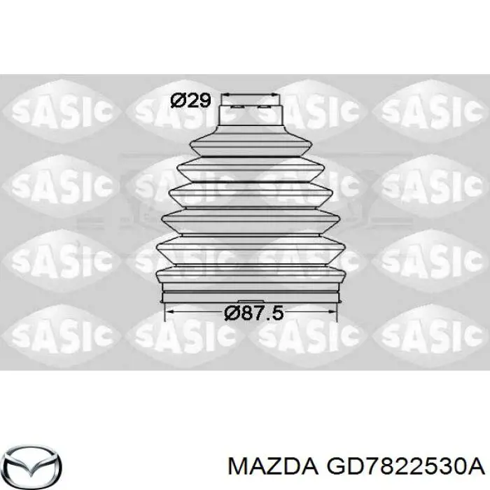 GD7822530A Mazda fuelle, árbol de transmisión delantero exterior