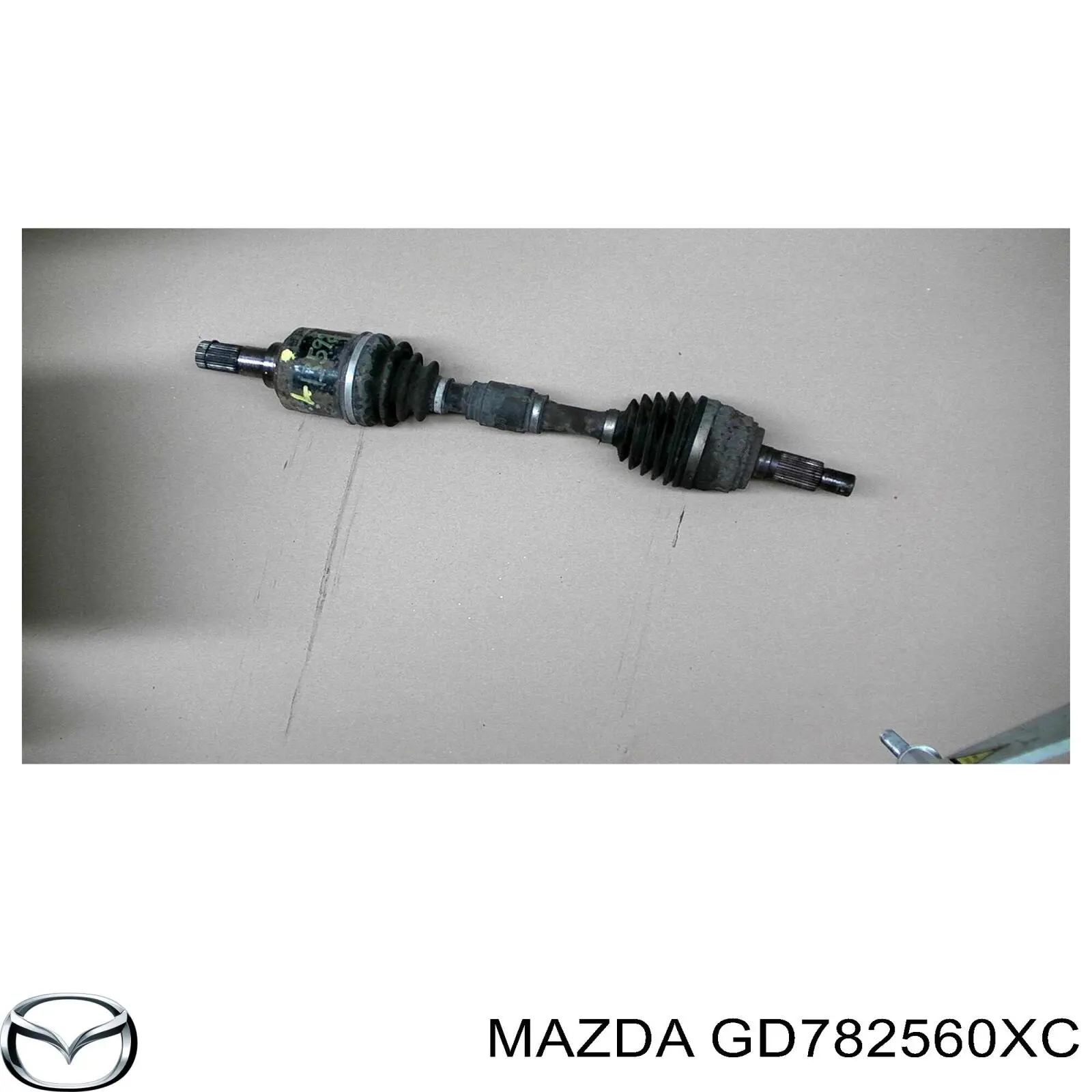 GD782560XC Mazda Semieje delantero izquierdo