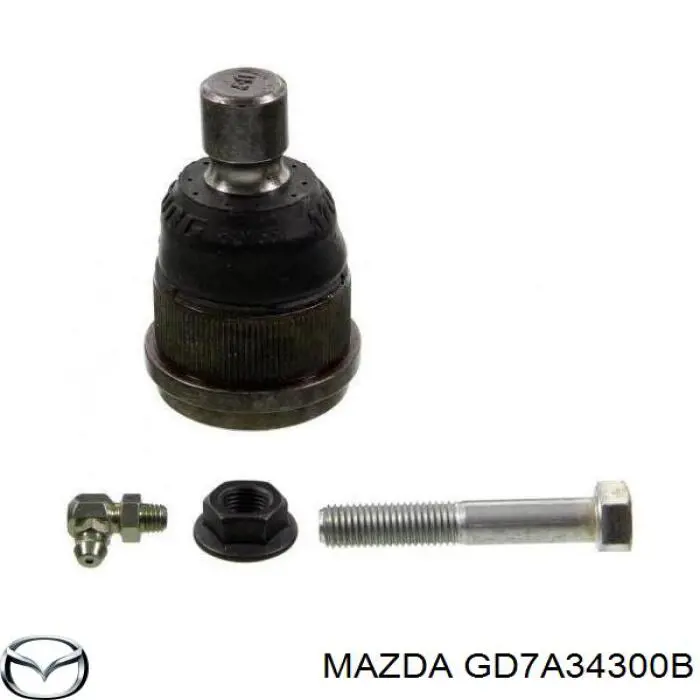 GD7A34300B Mazda barra oscilante, suspensión de ruedas delantera, inferior derecha