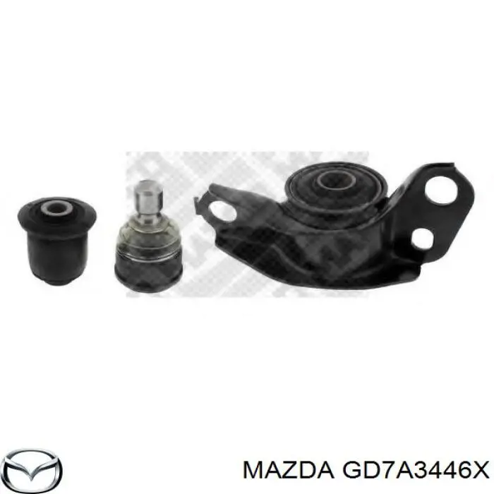 GD7A3446X Mazda silentblock de suspensión delantero inferior