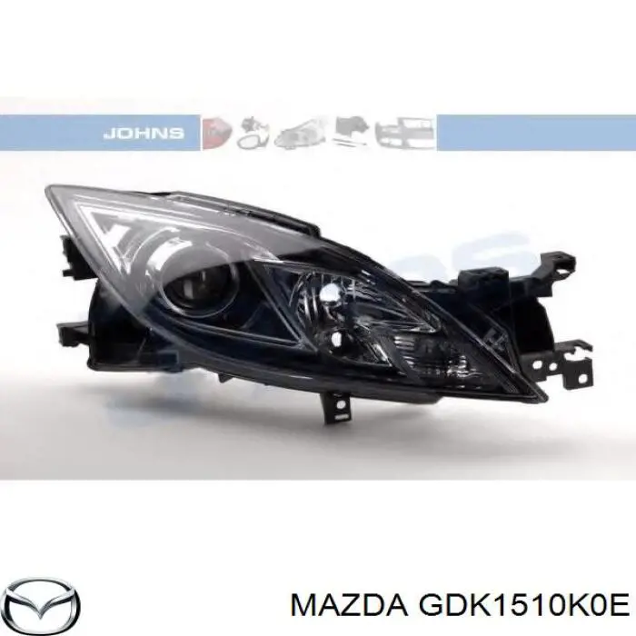 Faro derecho Mazda GDK1510K0E precio, desde 189,68 EUR