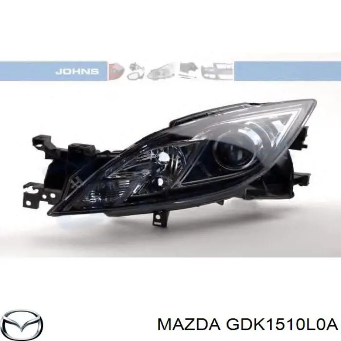 GDK1510L0A Mazda faro izquierdo
