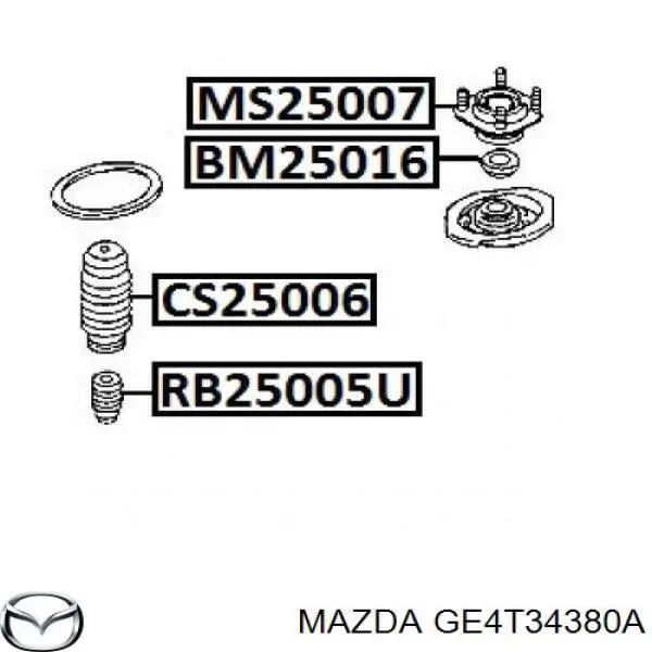 GE4T34380A Mazda soporte amortiguador delantero