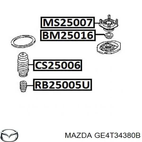 GE4T34380B Mazda soporte amortiguador delantero