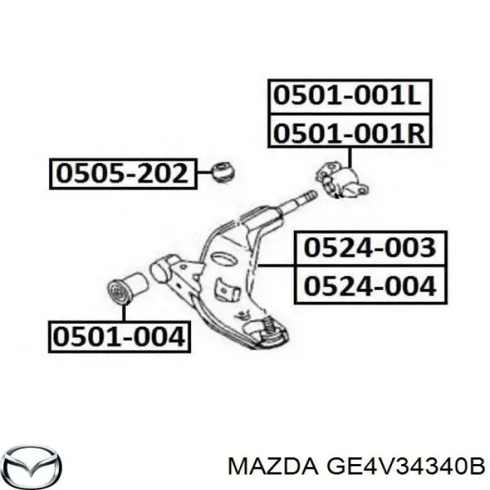 GE4V34340B Mazda