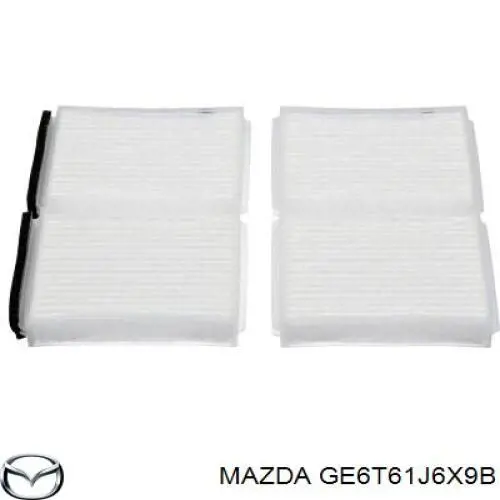 Filtro de habitáculo GE6T61J6X9B Mazda