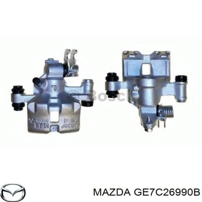 GE7C26990B Mazda pinza de freno trasera izquierda