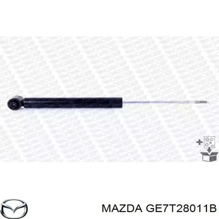 GE7T28011B Mazda muelle de suspensión eje trasero