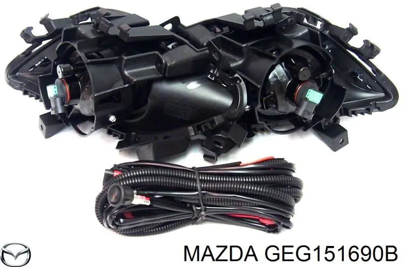 GEG151690B Mazda luz antiniebla izquierdo