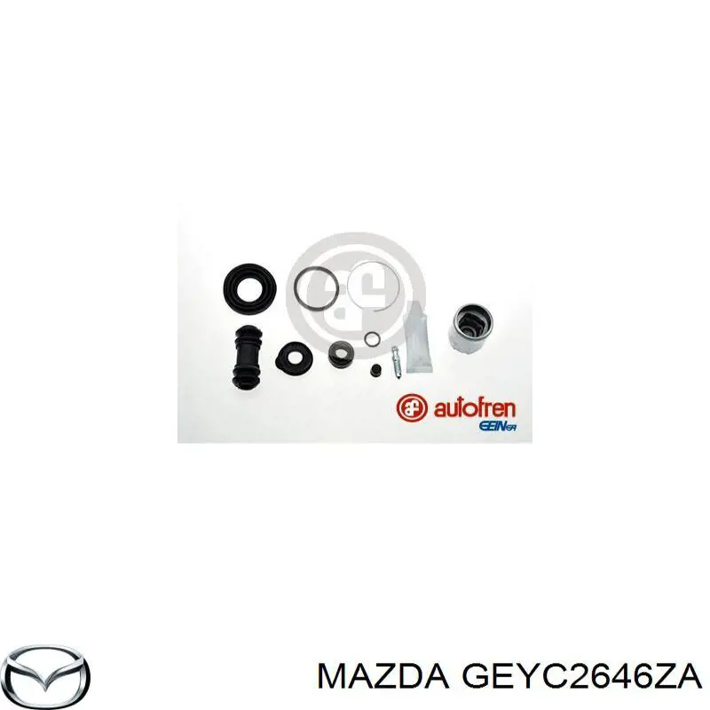 Juego de reparación, pinza de freno trasero para Mazda 626 (GF)