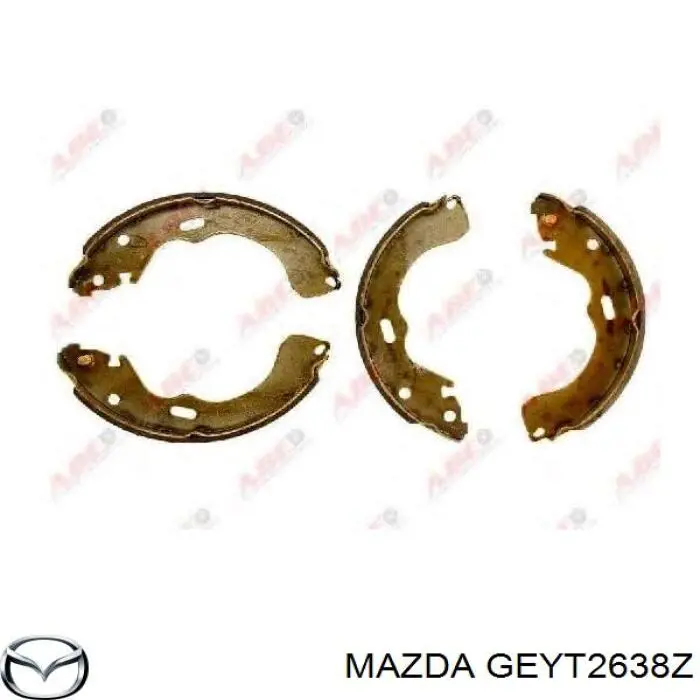 GEYT2638Z Mazda zapatas de frenos de tambor traseras