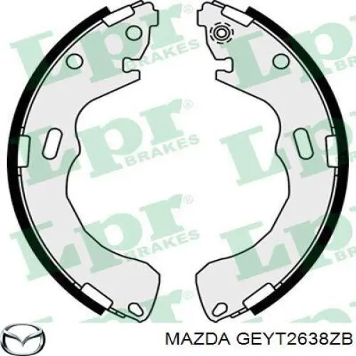 GEYT2638ZB Mazda zapatas de frenos de tambor traseras