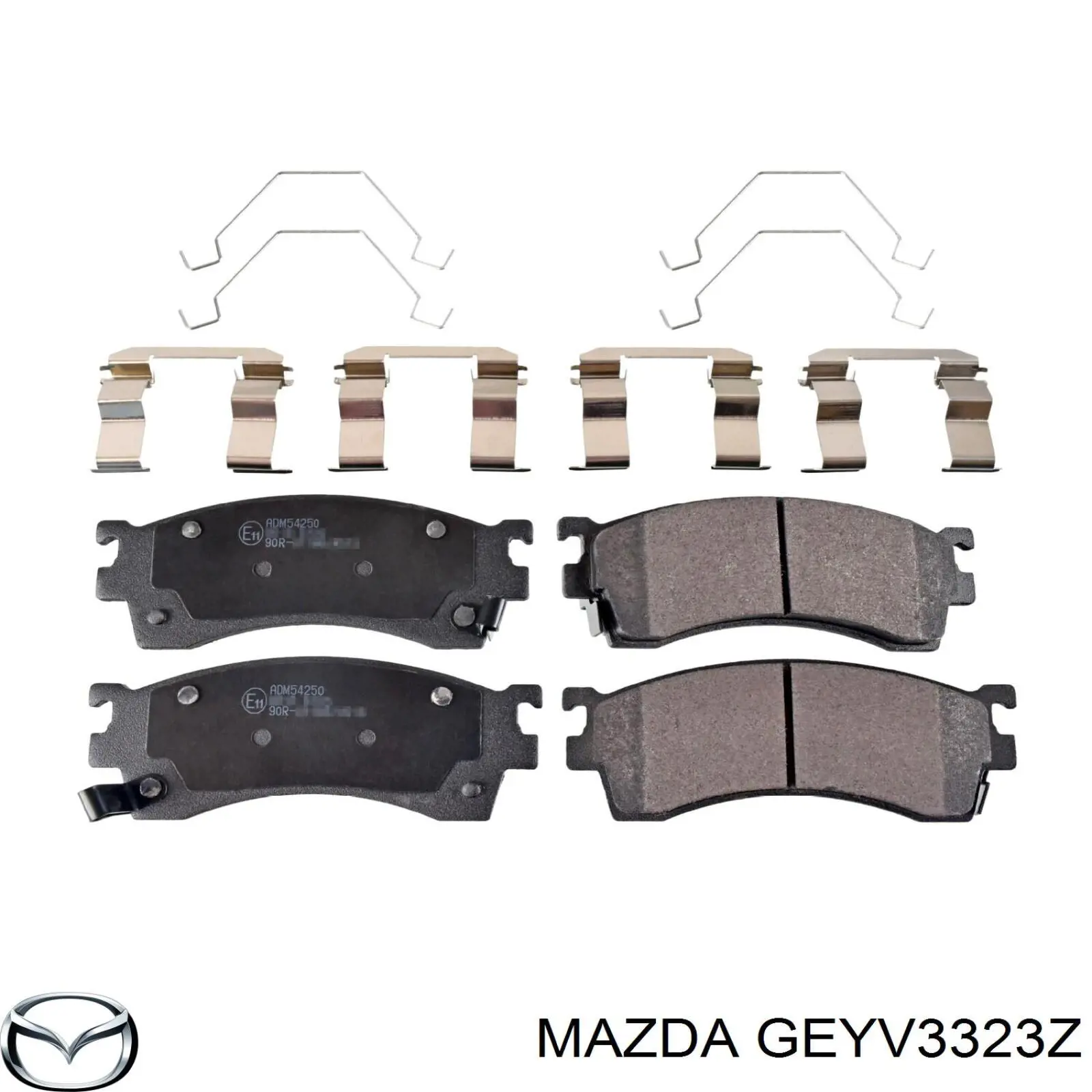 GEYV3323Z Mazda pastillas de freno delanteras