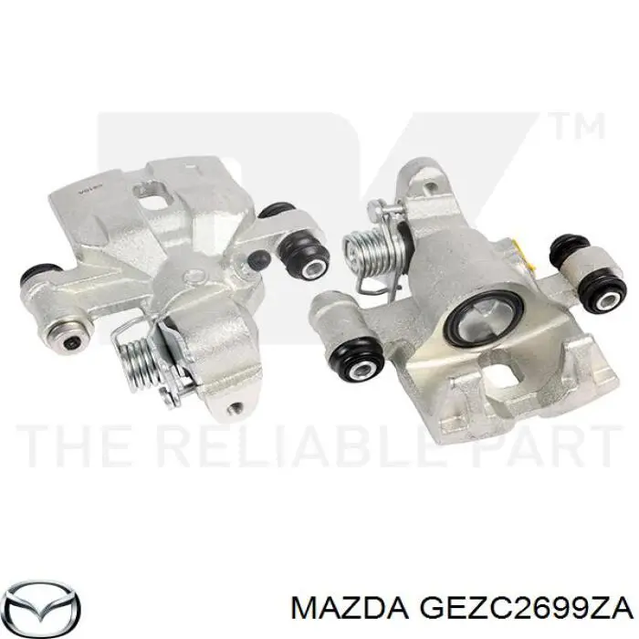 Pinza de freno trasera izquierda Mazda GEZC2699ZA precio, desde 68,24 EUR