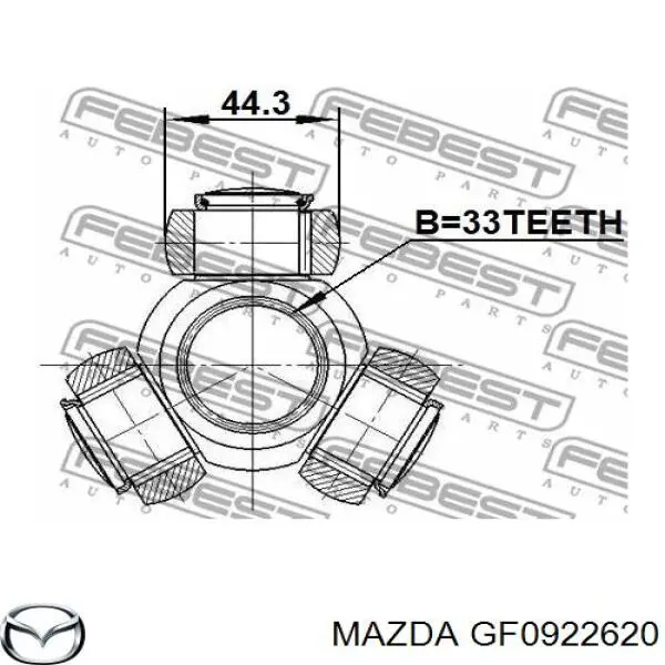 GF0922620 Mazda junta homocinética interior delantera