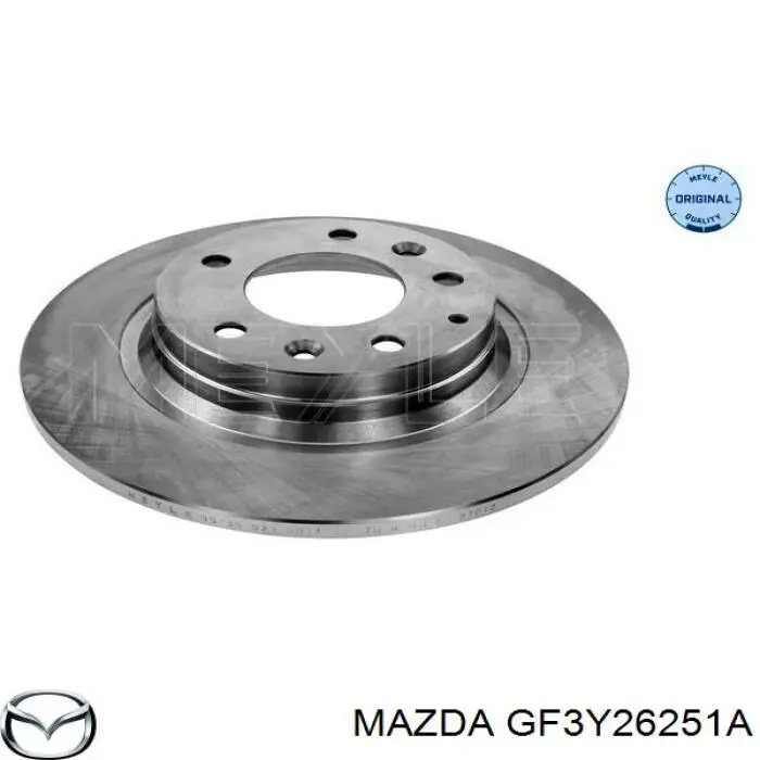GF3Y26251A Mazda disco de freno trasero