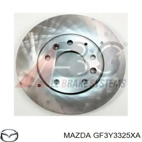 GF3Y3325XA Mazda freno de disco delantero