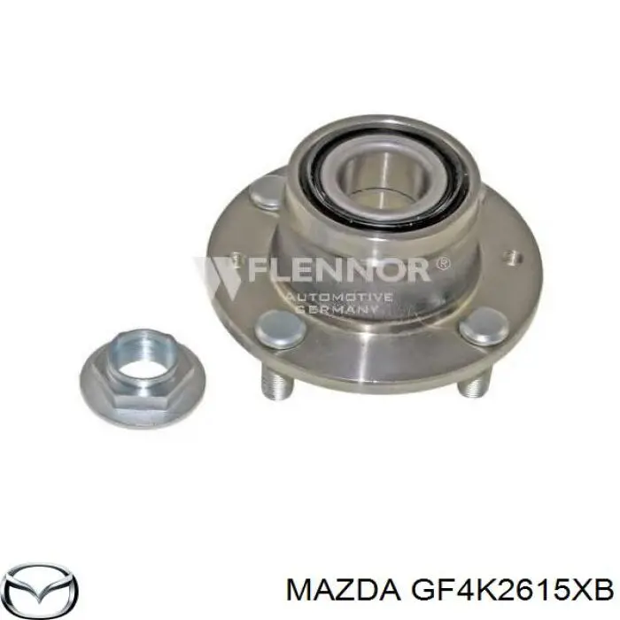 Comprar GF4K2615XB Mazda Cubo de rueda, Eje trasero