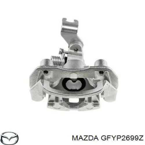 GFYP2699Z Mazda pinza de freno trasera izquierda