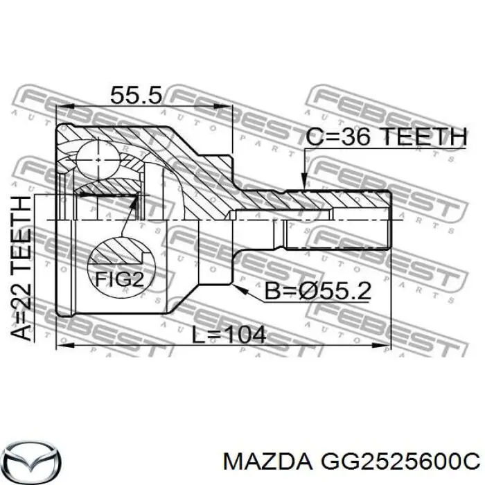 GG2525600C Mazda