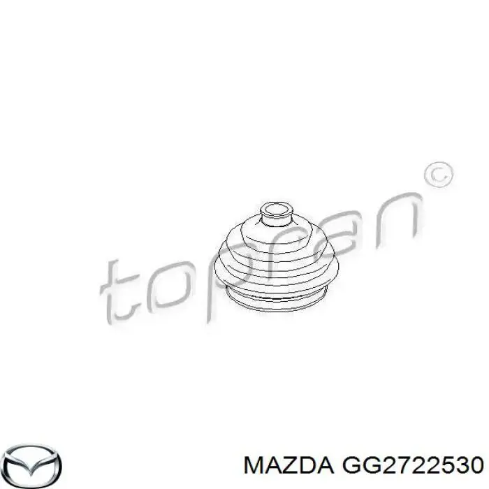 Fuelle, palier delantero exterior Mazda GG2722530 precio, desde 187,76 EUR