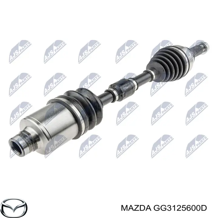 Semieje delantero izquierdo Mazda GG3125600D precio, desde 102,95 EUR
