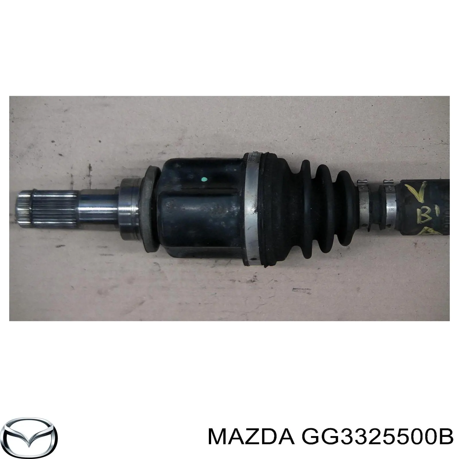 GG3325500B Mazda árbol de transmisión delantero derecho