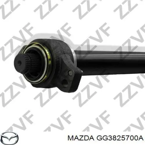 Semieje de transmisión intermedio para Mazda 3 (BK14)