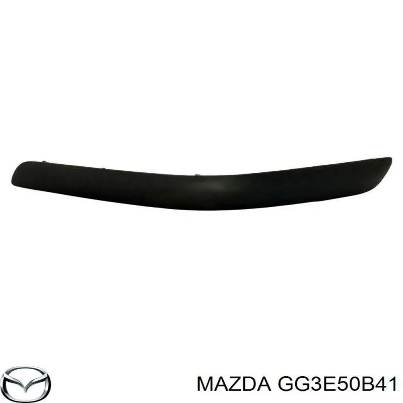 Listón embellecedor/protector, paragolpes delantero derecho para Mazda 626 (GF)